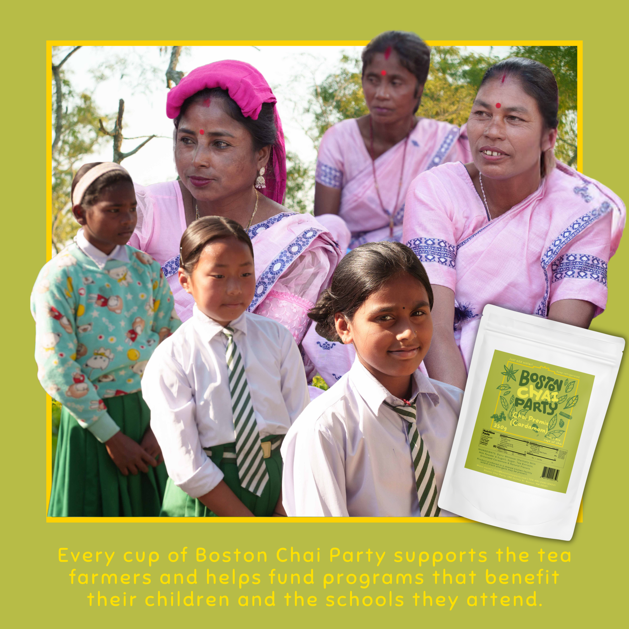 Cardamom Chai Premix (Sweetened)