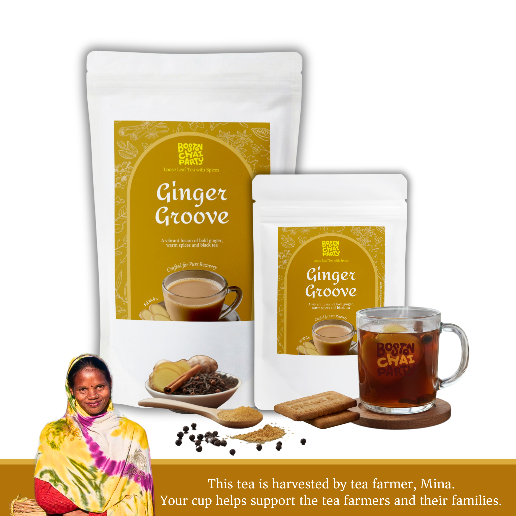 Ginger Groove - Loose Leaf Tea with Spices