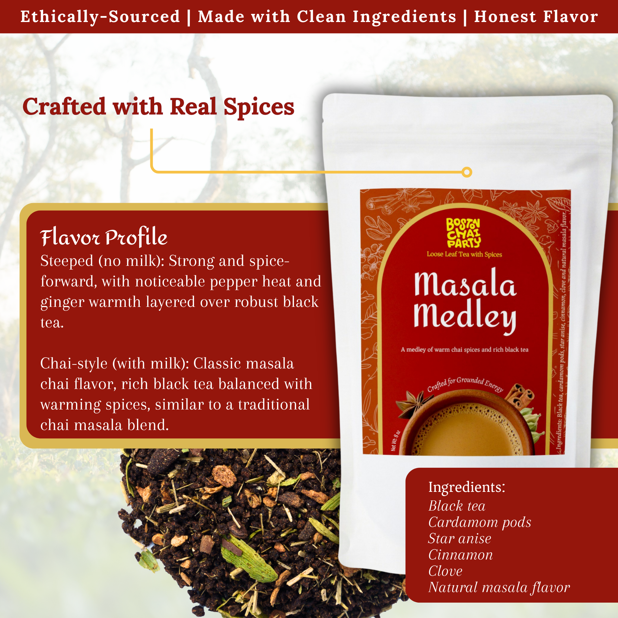 Masala Medley - Loose Leaf Tea with Spices