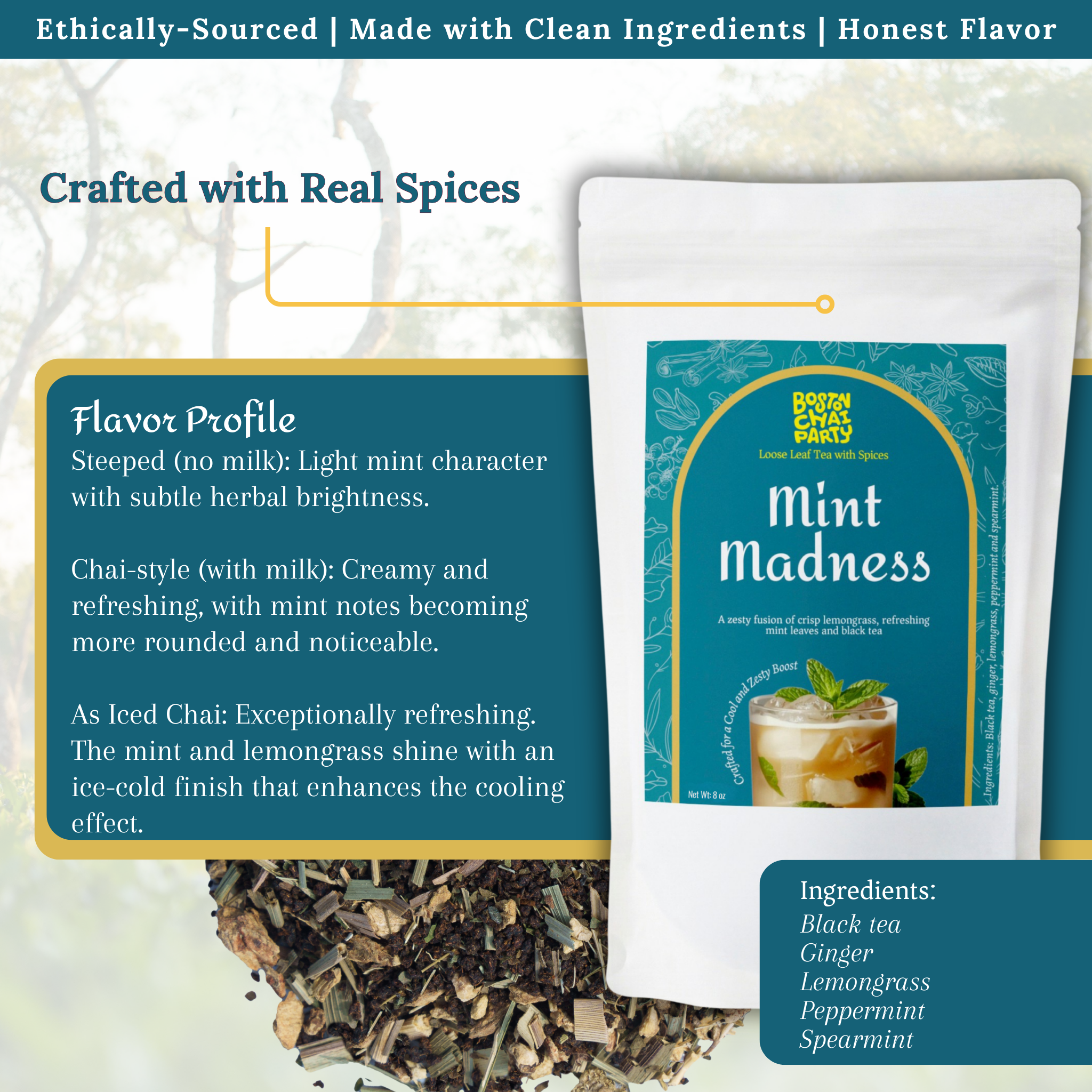Mint Madness - Loose Leaf Tea with Spices