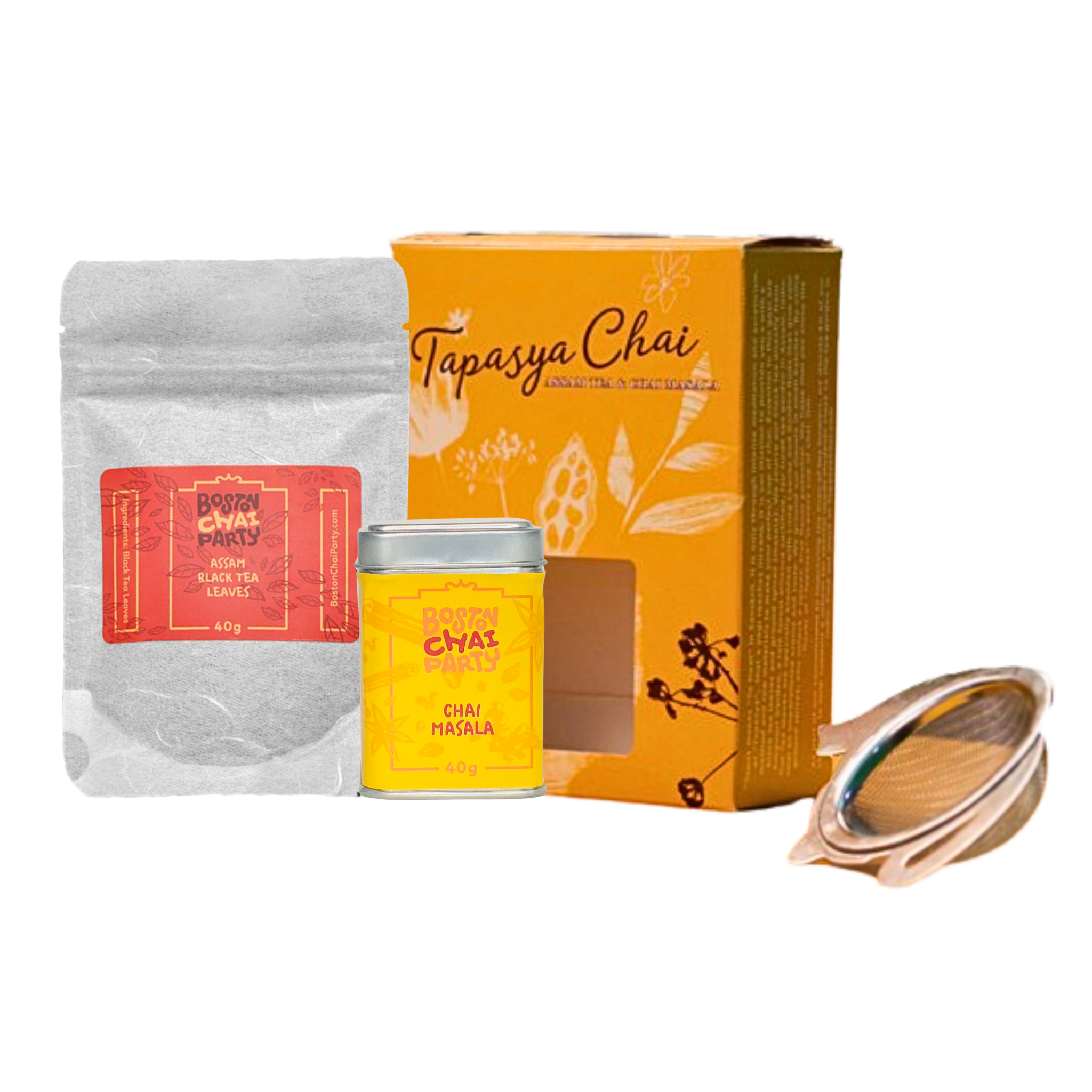 Tapasya Chai Kit (Strainer Included)