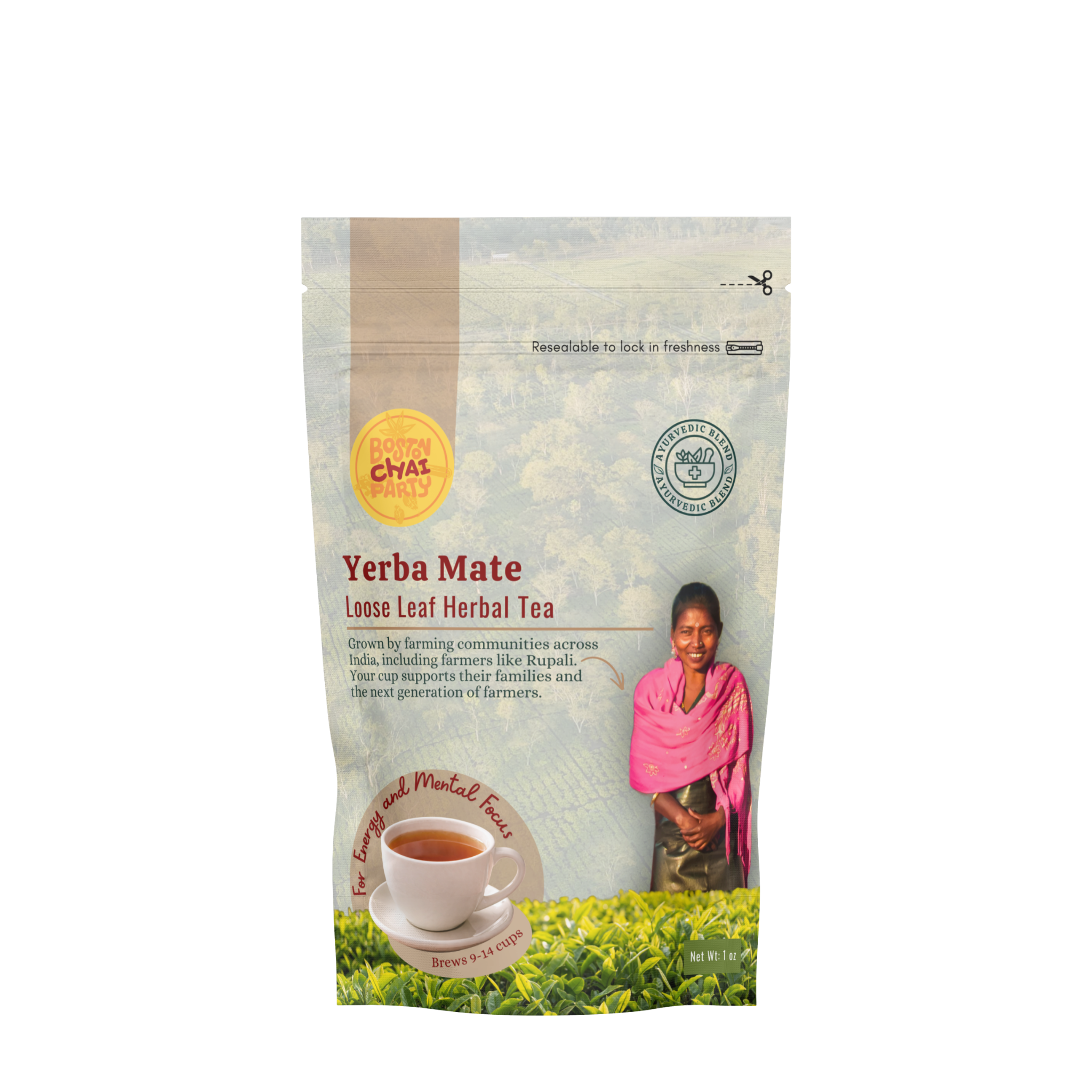 Yerba Mate Energy and Mental Focus Tea
