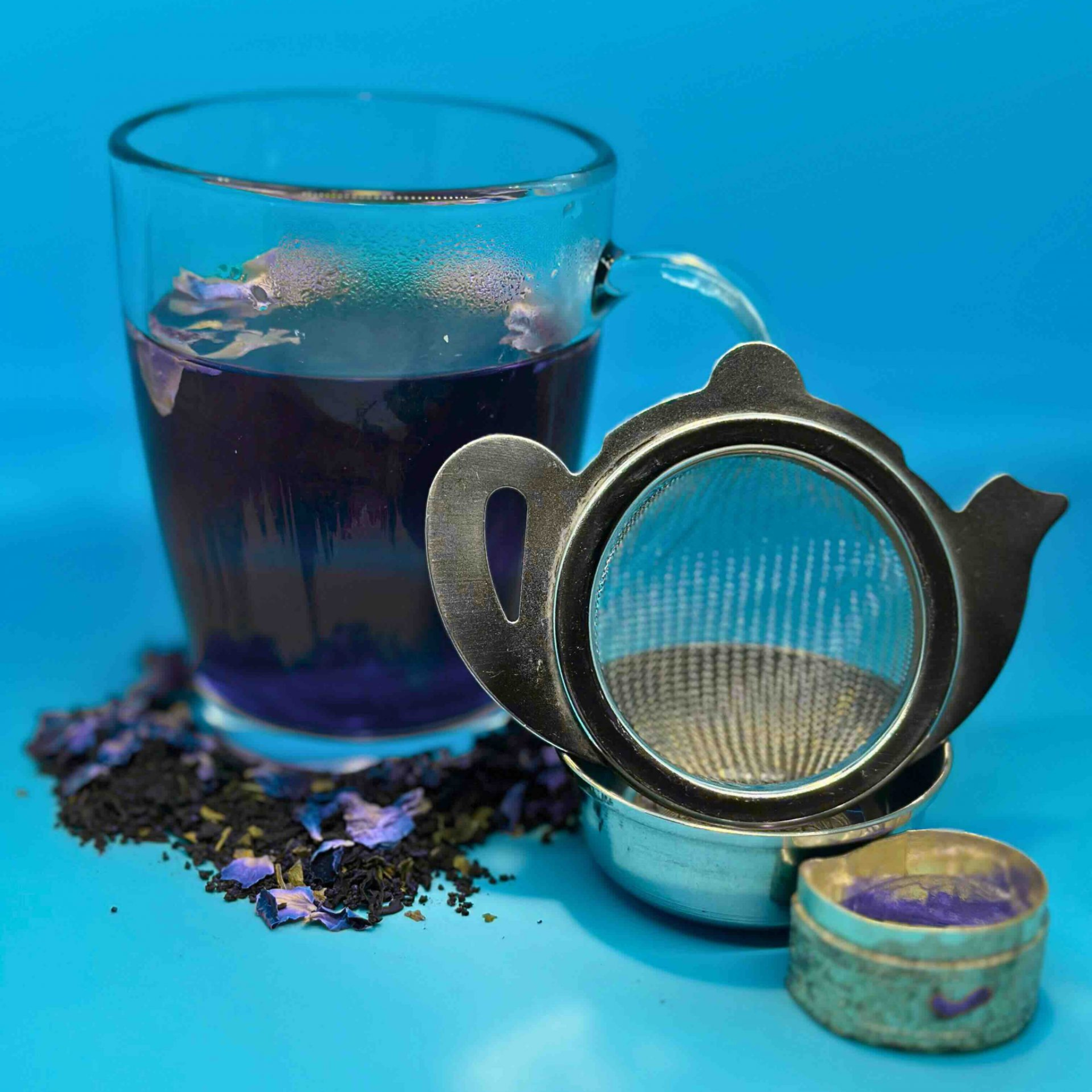Teapot-Shaped Stainless Steel Mini Tea Strainer and Steeper