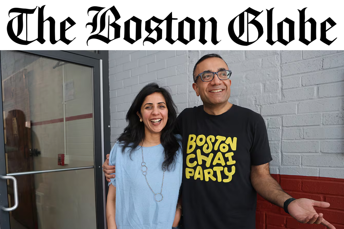 "This Boston-made chai is sweeping local cafes" - The Boston Globe
