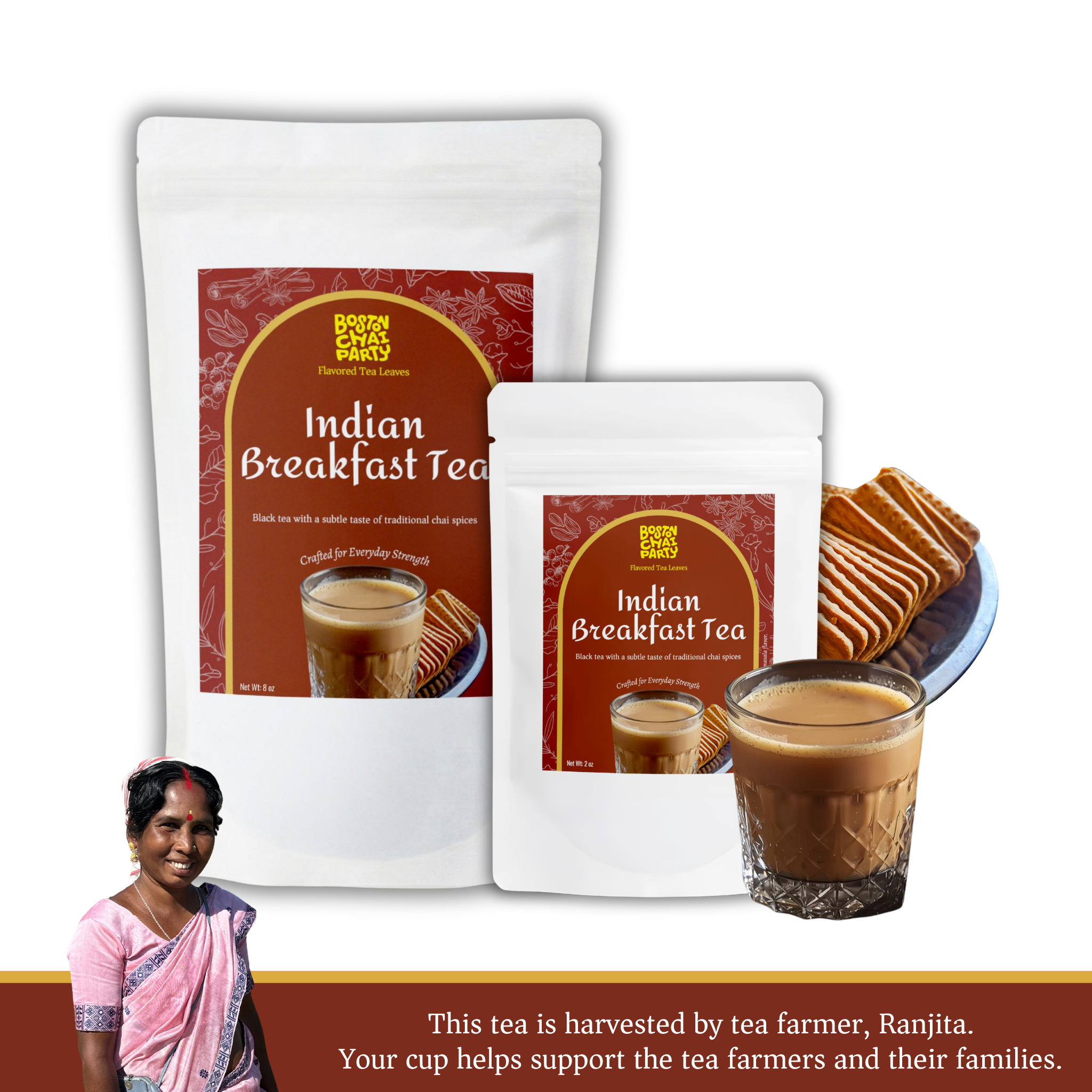 Indian Breakfast Tea - Flavored Tea Leaves