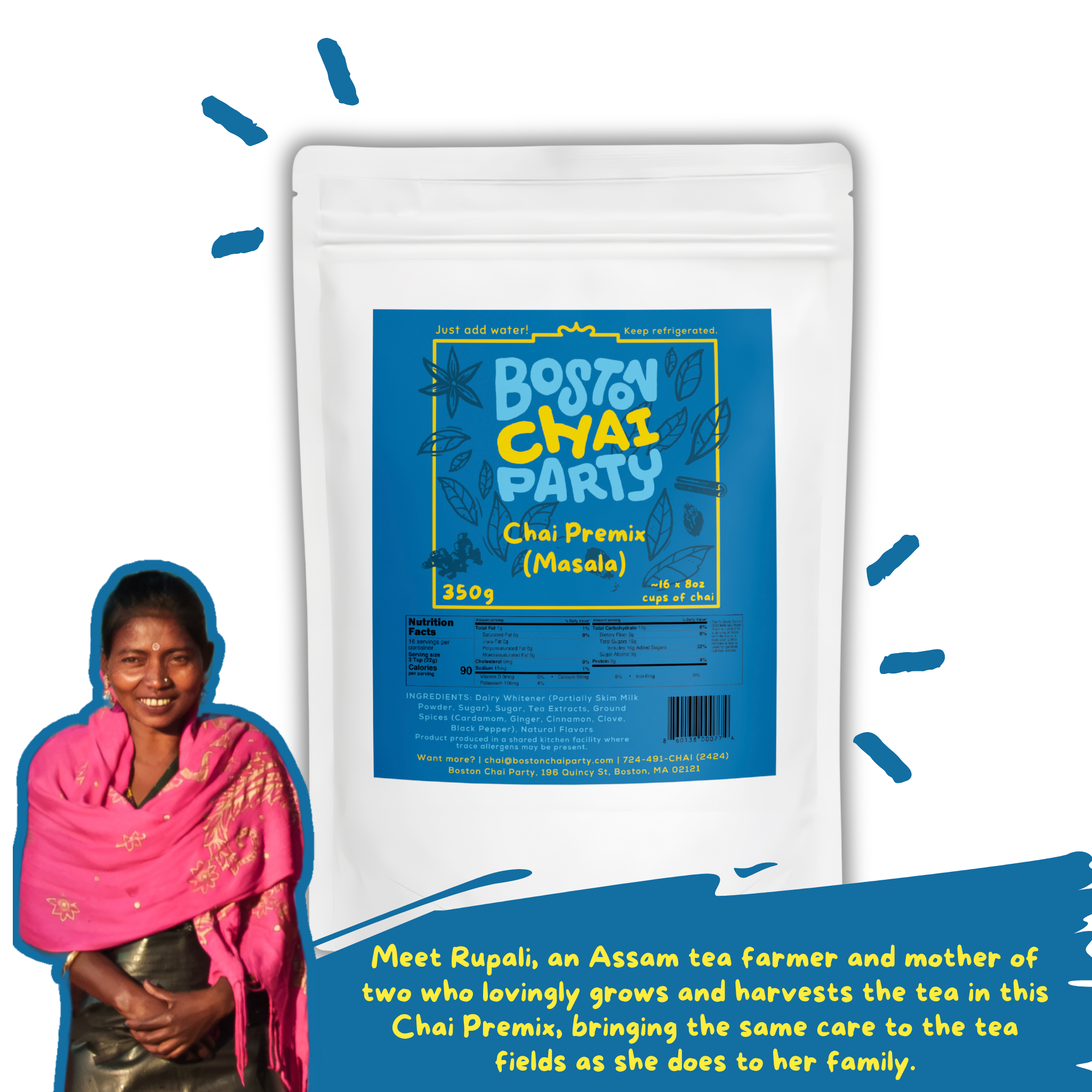 Masala Chai Premix (Sweetened)