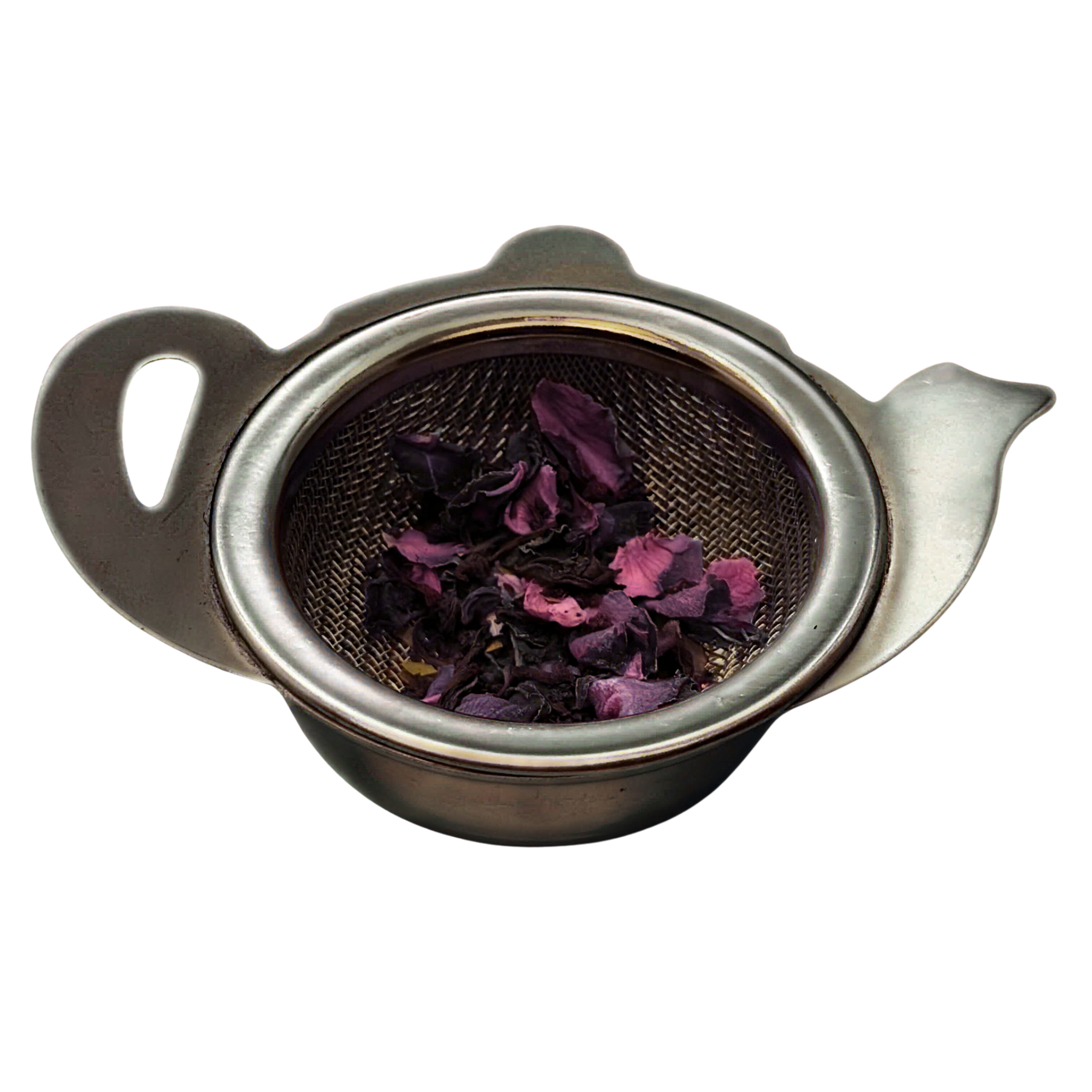 Teapot-Shaped Stainless Steel Mini Tea Strainer and Steeper